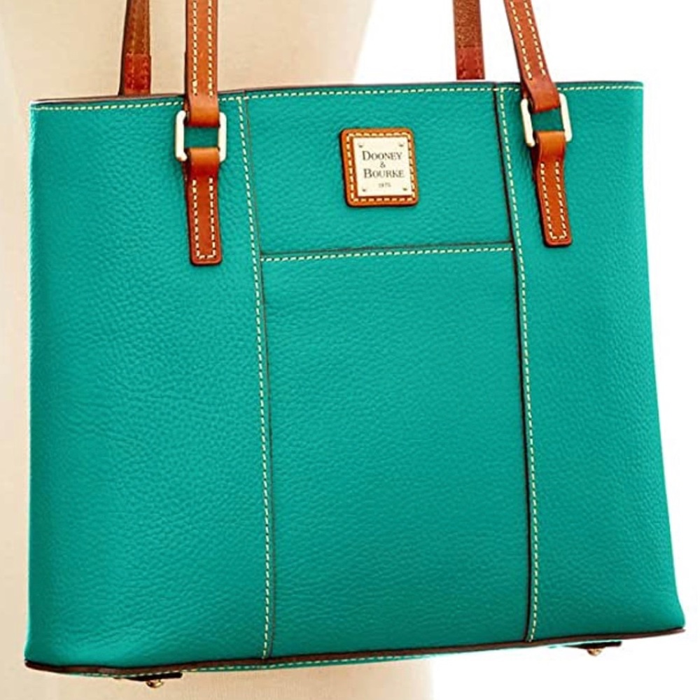 Dooney & Bourke Pebble Grain Leather Small Lexington Shopper Tote Purse Handbag